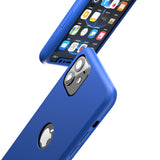 Apple iPhone 11 360 Blaue Hülle mit Schutzglas