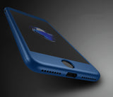 Apple iPhone 7 360 blaue Hülle