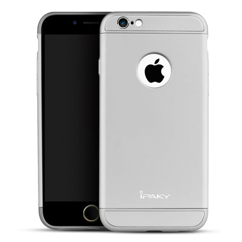 Apple iPhone 6/6S Silber Hülle 3in1