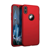 Apple iPhone X 360 Red Hülle