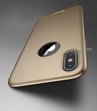 Apple iPhone X 360  goldene Hülle