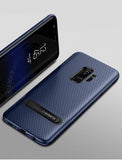 Samsung Galaxy S9 Stand blaue Hülle