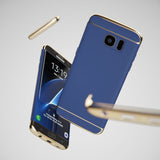 3in1 Samsung Galaxy S7 EDGE Blaue Hülle