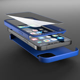 Apple iPhone 12 Pro Max 360 Blaue Hülle